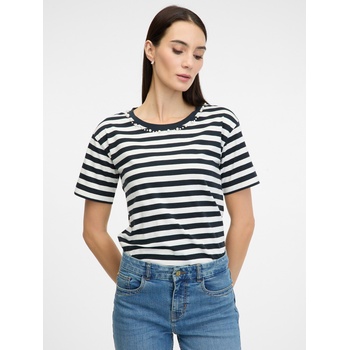 Orsay Дамска тениска на тъмно синьо райе с къс ръкав ORSAY Orsay | Sin | ЖЕНИ | XS