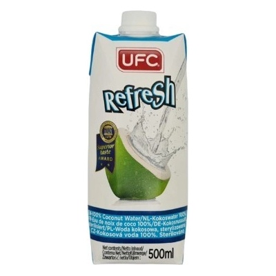 UFC Kokosová voda 100% 500 ml