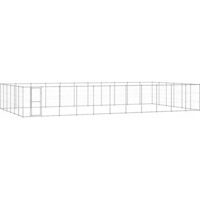VidaXL Kotec ocel práškovaná střední pes 66 x 1210 x 180 cm