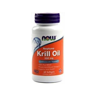 NOW Крилово Масло 500 мг. - Neptune Krill Oil - 60 дражета - NOW FOODS, NF1625