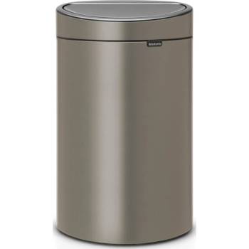 Brabantia Кош за отпадъци Brabantia - Touch Bin New, 40 l, Platinum (649732)