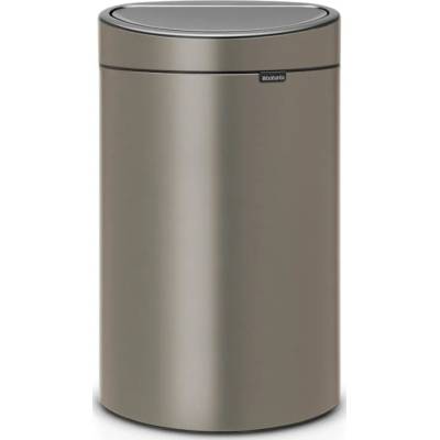 Brabantia Кош за отпадъци Brabantia - Touch Bin New, 40 l, Platinum (649732)