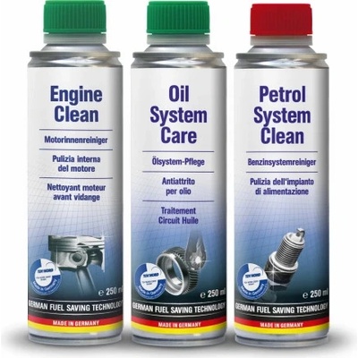 Autoprofi Čistiaci set pre benzínové vozidlá 250 ml + 250 ml + 250 ml