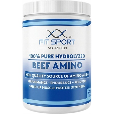 Fitsport Beef amino 100 % pure hydrolyzed 500 tabliet