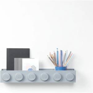 LEGO® Детски сив стенен рафт Sleek - LEGO® (41121740)