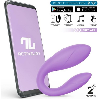 InToYou App Series Couple Toy with App Premium Silicone Lavender