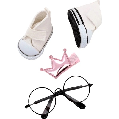 Orange Toys Аксесоари за кукла Orange Toys Sweet Sisters - Бели кецове, шнолка и очила (SB10)