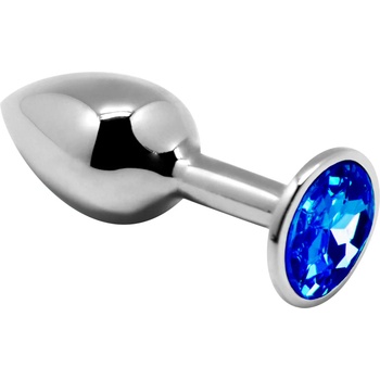 Image 1 of Alive Mini Metal Butt Plug Anal Pleasure Blue L