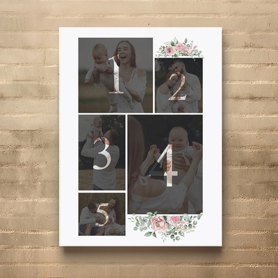 Art Gift Decor Картина от канава със снимки - Цветен уют
