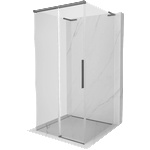 Mexen Rox-3S L Плъзгаща се трислойна душ кабина 100 x 100 cm, прозрачна, gun metal - 8C2L-100-100-95-00-3S (8C2L-100-100-95-00-3S)