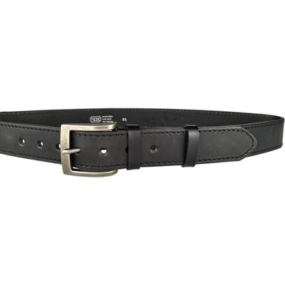 Penny Belts kožený opasek 501-1-60 černý