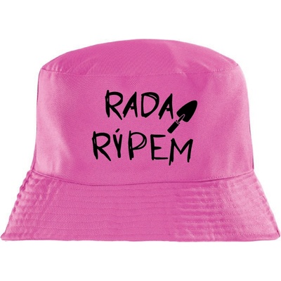 Fajntričko Klobúk s potlačou Rada rýpem