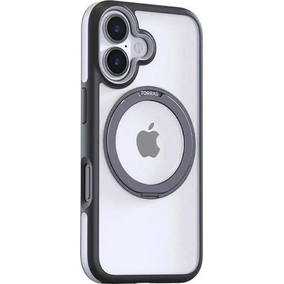 TORRAS Кейс Torras Ostand R Fusion за iPhone 16, черен (X00FX1873)