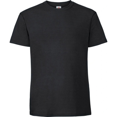Fruit of the Loom tričko Iconic 195 T krátký rukáv pánské COT16142200201-black