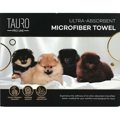 Tauro Pro Line Towel Pomeranian Spitz 80 x 160 cm