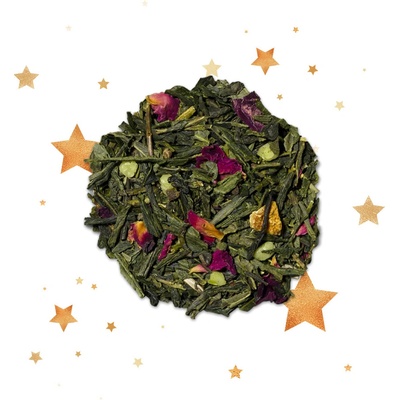 Růžová čajovna Pangea Tea Zelený vánoční zelený čaj 50 g
