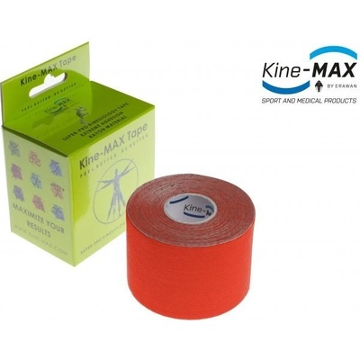 KineMAX Kinesiologický tejp MAX Super Rayon červený 5 x 5 cm