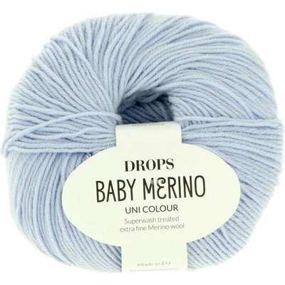 Drops Baby Merino 24 pastelově modrá