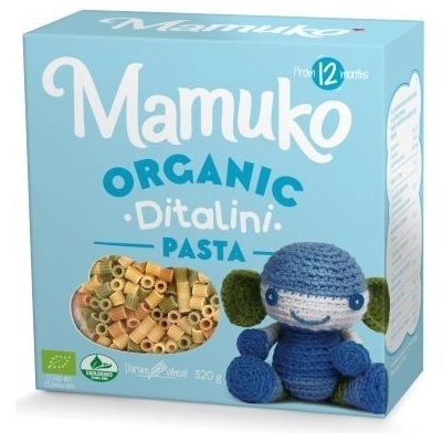Mamuko BIO těstoviny Ditalini pro děti od 12 měsíců 320 g
