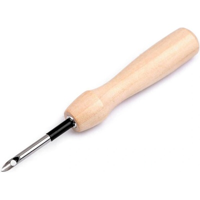 Dutá vyšívací jehla s dřevěnou rukojetí Ø3,5 mm, Ø5 mm Varianta: 1 (Ø3,5 mm) přírodní sv., Balení: 1 ks 56603/143310/260453