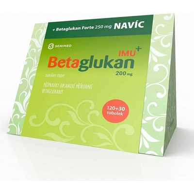 Gynpharma Betaglukan IMU+ 120 tobolek + Betaglukan forte 30 tobolek