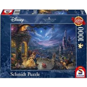 Schmidt Spiele Пъзел Schmidt от 1000 части - Красавицата и Звяра, Томас Кинкейд (59484)