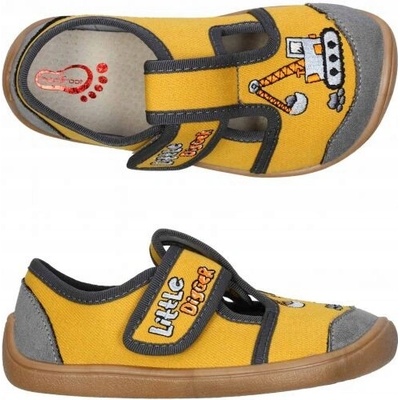 3f freedom for feet detské papuče na suchý zips viacfarebné