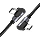 Ugreen Elbow 70529 USB Type C - USB Type C, Power Delivery Quick Charge Fcp 3 A , 1m, šedý