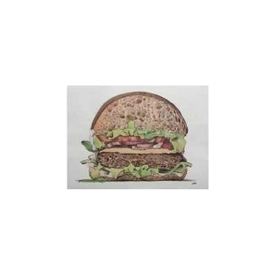 Infibra Papierové prestieranie Hamburger 30x40 cm 250ks