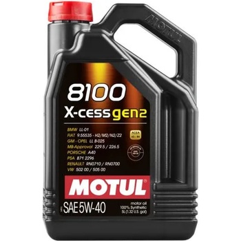 Image 1 of Motul 8100 X-Cess GEN2 A3/B4 5W-40 4 l