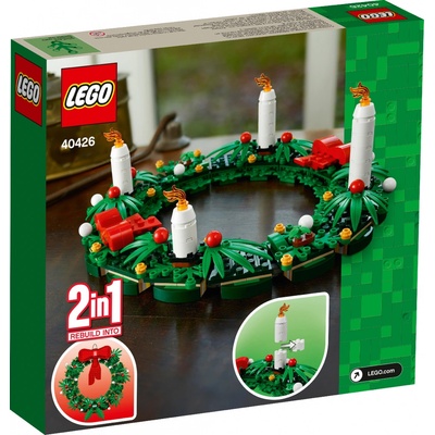 LEGO® Iconic 40426 Vánoční věnec 2 v 1