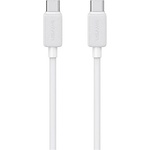USAMS KY кабел за данни Type-C - Type-C, 100cm, БЯЛ SJ691USB02 (SJ691USB02)