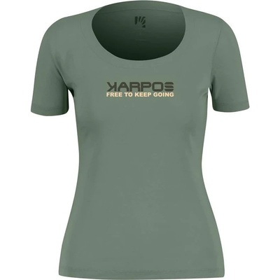 Karpos Дамска тениска Karpos Women's Loma Cotton T-Shirt - Sea Spray - размер XL (916-6415-0415)