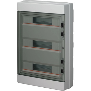 ELMARK Ec620 ТАБЛО ЗА ОТКРИТ МОНТАЖ 54 МОДУЛА (3Х18) ip65 СИВ (ec62054e)