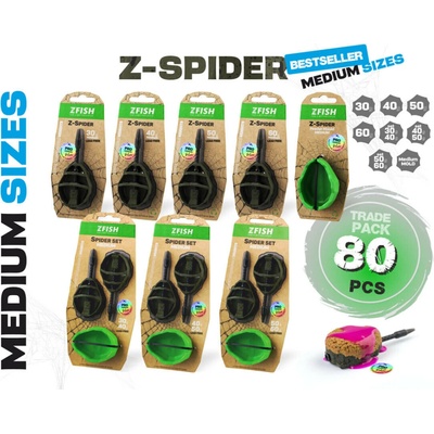 ZFISH Trade Pack Method Feeder Spider Medium 80 ks