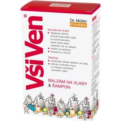 Dr. Müller Pharma Všiven balzám na vlasy a šampon 150+150 ml – Hledejceny.cz