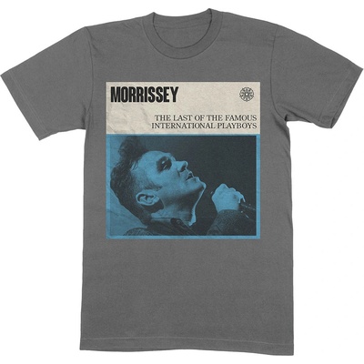 Morrissey tričko International Playboys šedé