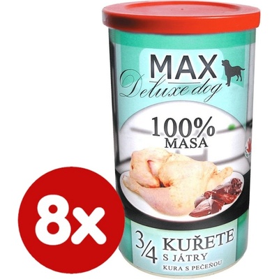 Sokol Falco Max Deluxe Dog Adult 3/4 kurčaťa s pečienkou 8 x 1200 g