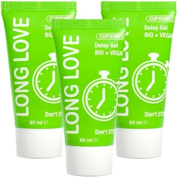 3 x Задържащ гел за мъже Long Love (Промоция ДНЕС)
