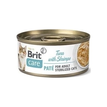 Brit Care Cat Paté Sterilized Tuna&Shrimps 70 g