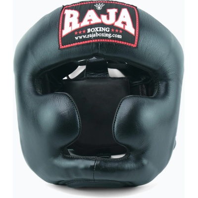 Raja boxing каска от естествена кожа черна