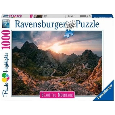 Ravensburger Пъзел Ravensburger от 1000 части - Красиви планини (17313)
