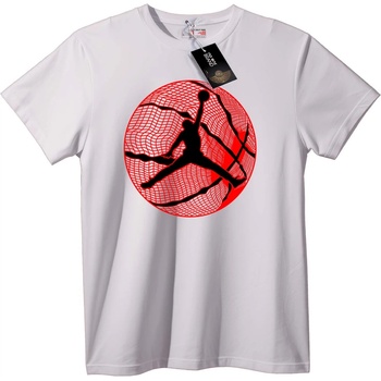 NOONEBRAND Тениска NIKE AIR JORDAN Баскетбол Скок - M, White
