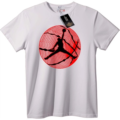 NOONEBRAND Тениска NIKE AIR JORDAN Баскетбол Скок - M, White