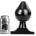 Анален разширител, приятно заоблен, 19см. - All Black Anal Plug (D-216245)