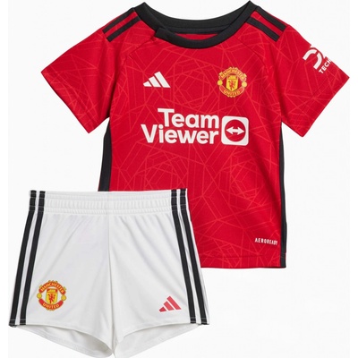 adidas Manchester United 23/24 dětská domácí souprava červená