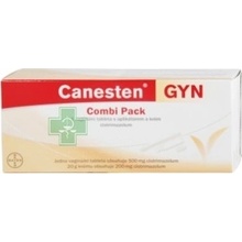 CANESTEN GYN COMBI PACK VAG/DRM 500MG+10MG/G CRM+VAG TBL NOB 1+20G