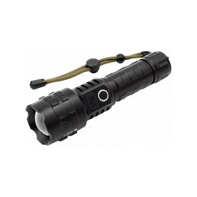 Virone LED flashlight 15W, 1200lm, 3000mAh, zoom function, digital battery indicator, LT-27