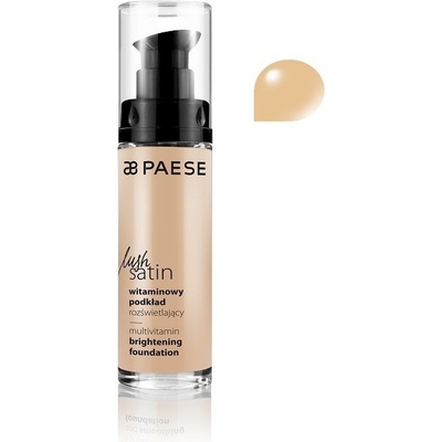 Paese Lush Satin Multivitamin Brightening Foundation Rozjasňující vitaminový make-up 31 Warm Beige 30 ml