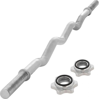 MAXXIVA obouruční zakřivená EZ tyč 1200/60 mm